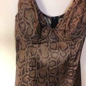 LipService Vintage shimmer mini dress